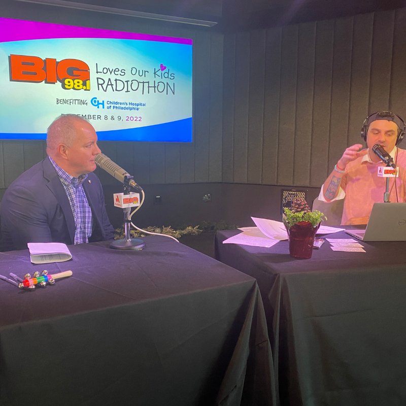 Thank you to Univest, our 2PM-3PM Power Hour Sponsor on 12/9 for our 21st Annual BIG 98.1 Loves Our Kids Radiothon