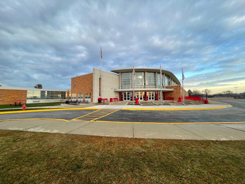 Exterior of Mundelein High School