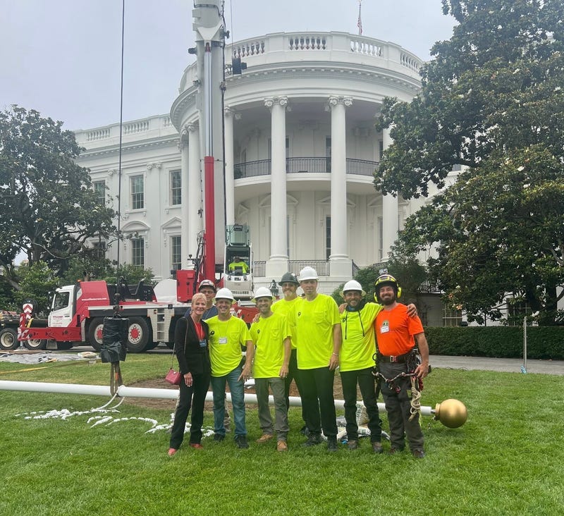 Ginger Kean and her team at the White House