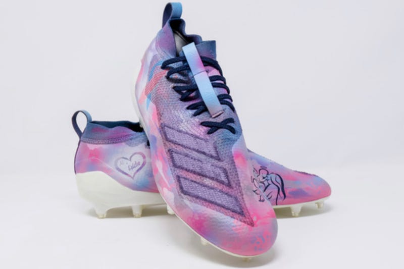 Eddie Jackson's cleats