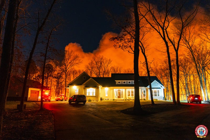 Gloucester County wildfire