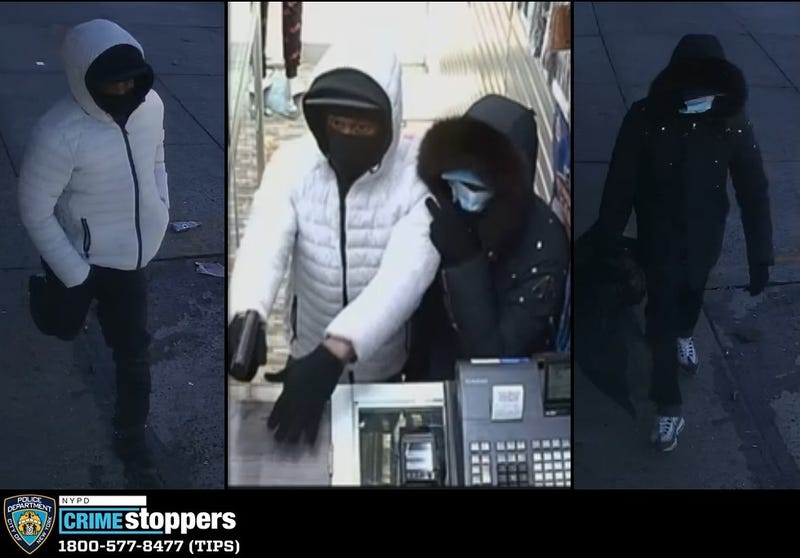 Surveillance images of suspects
