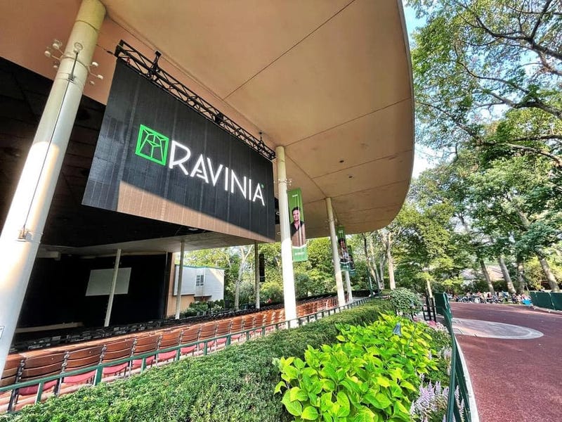 The pavillion at Ravinia Festival in Highland Park 