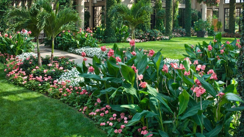 A floral display at Longwood Gardens in Kennett Square, Chester County.
