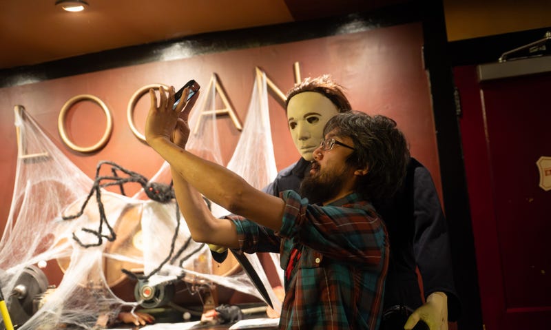 Attendees at the Chicago Horror Film Festival 2024. This year's festival takes place Sept. 26-28 at the Logan Theatre. 