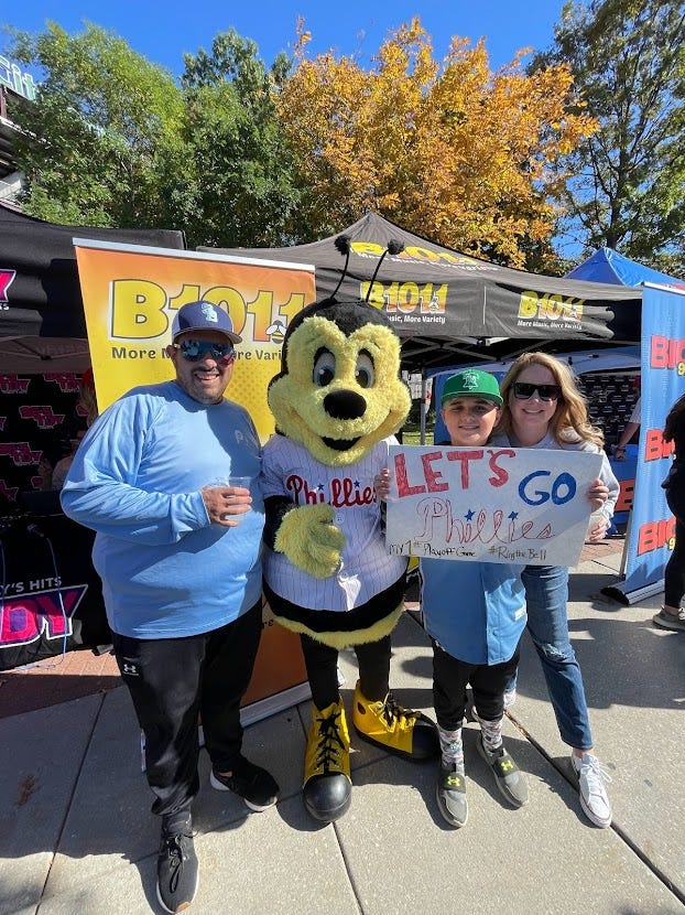 B101.1 Celebrates Red October at Phillies' Postseason Block Party