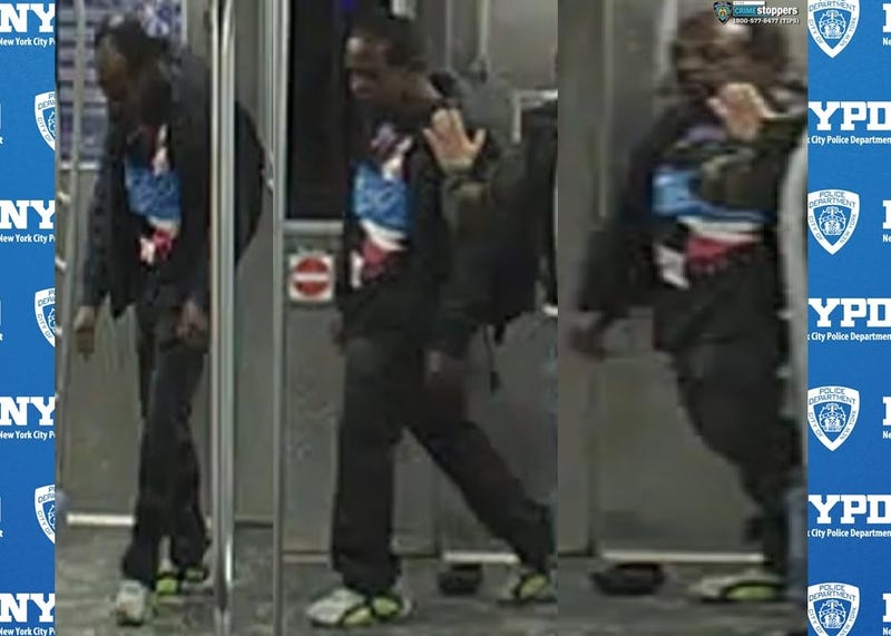 Police are searching for a suspect who they say beat and robbed a man on a J train in Chinatown over the weekend
