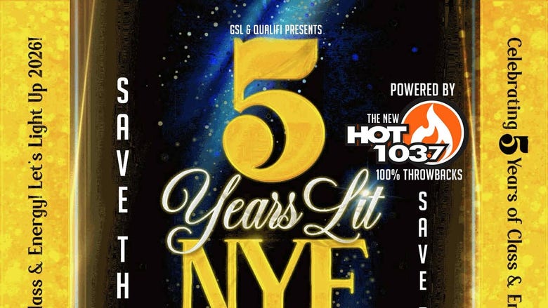 "5 Years Lit” New Year’s Eve Celebration