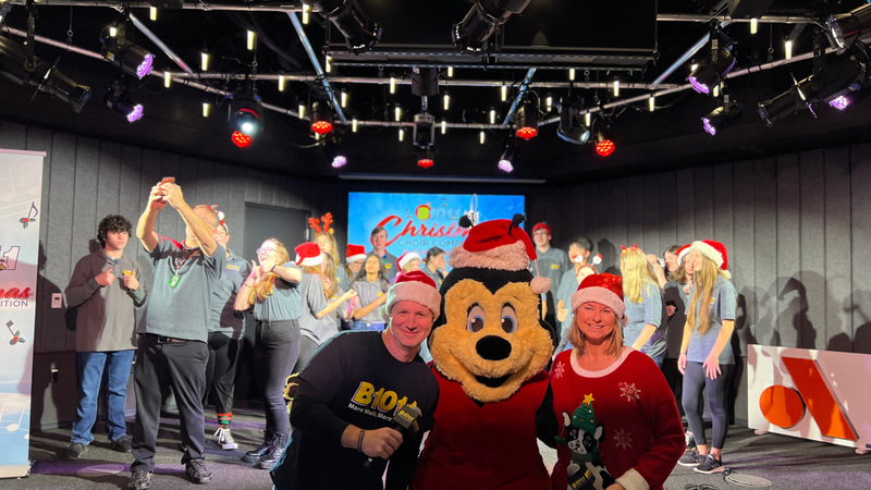 9-12 Christmas Choir Champions Council Rock High School South Perform at B101.1
