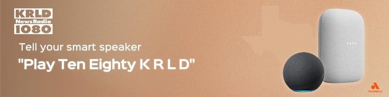 Tell your smart speaker to play 1080 KRLD.