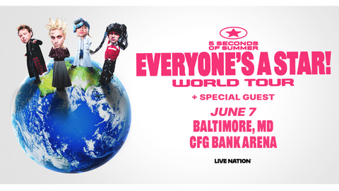 5 Seconds of Summer: EVERYONE’S A STAR! World Tour