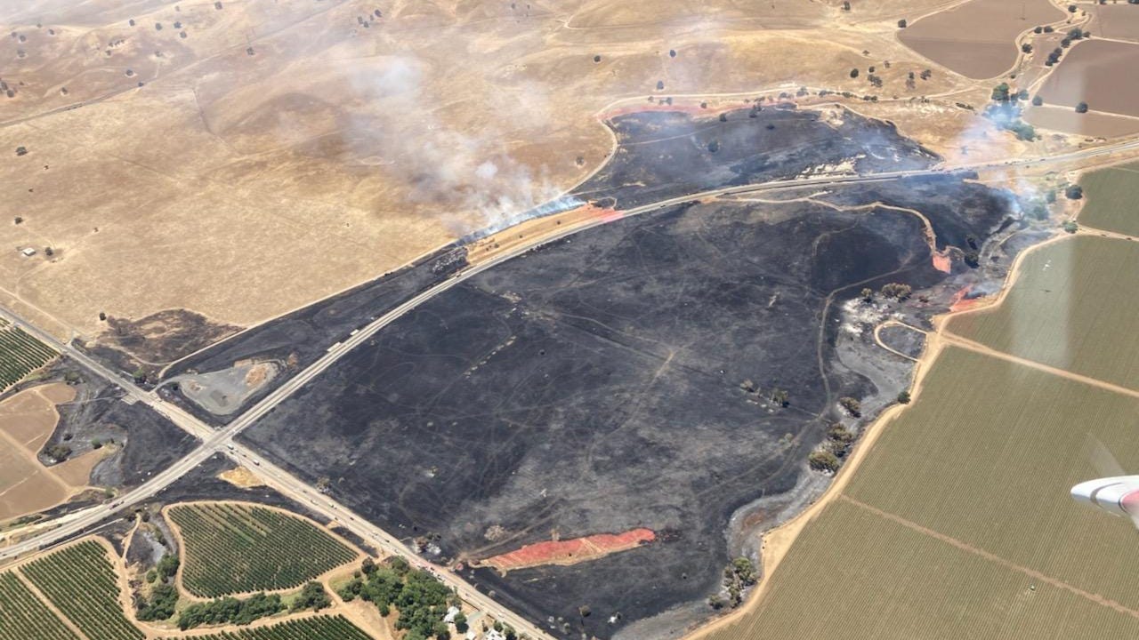 New East Bay fire erupts in same location as fire just contained