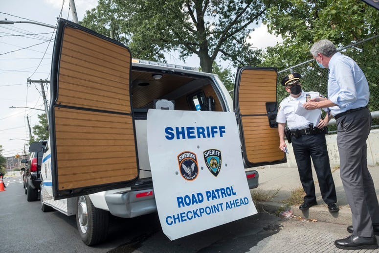 Checkpoint at Bayonne Bridge