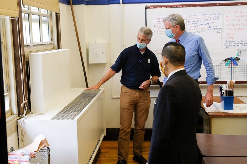 Ventilation Inspection Schools de Blasio
