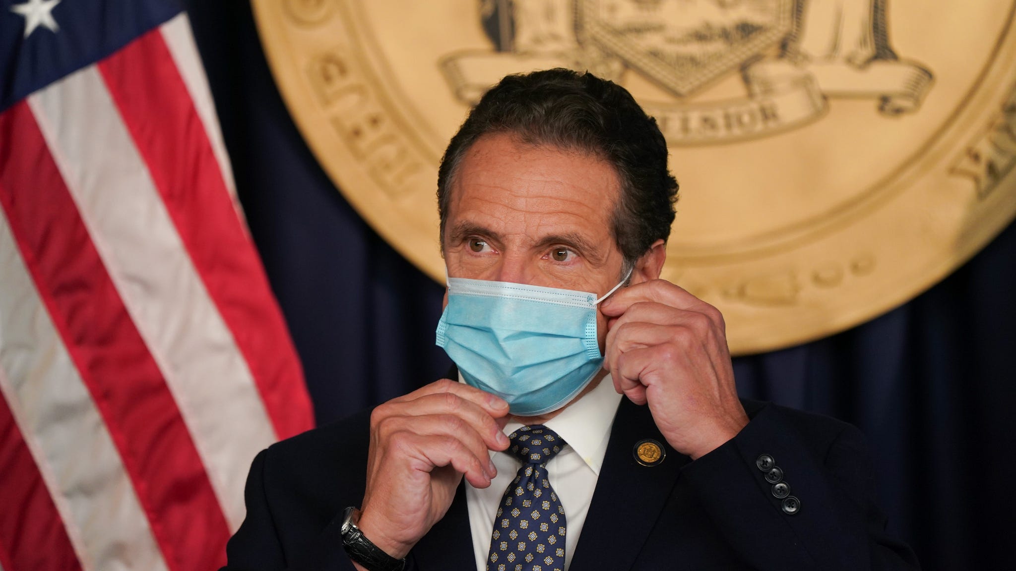 Cuomo window sticker lets governor keep watch over your Thanksgiving gathering