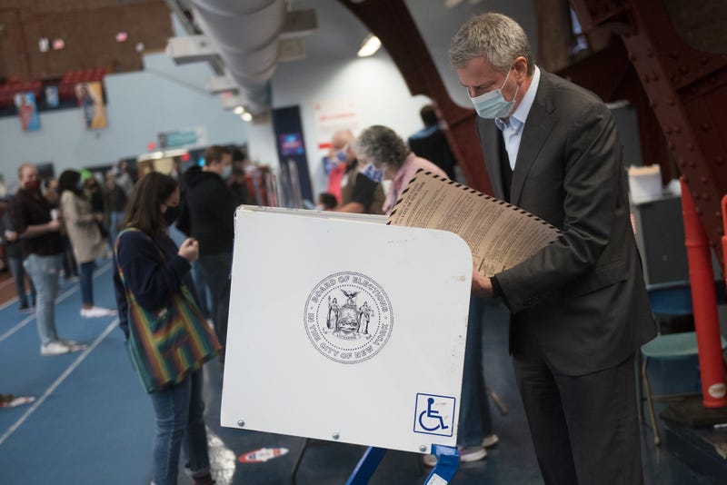 De Blasio Votes