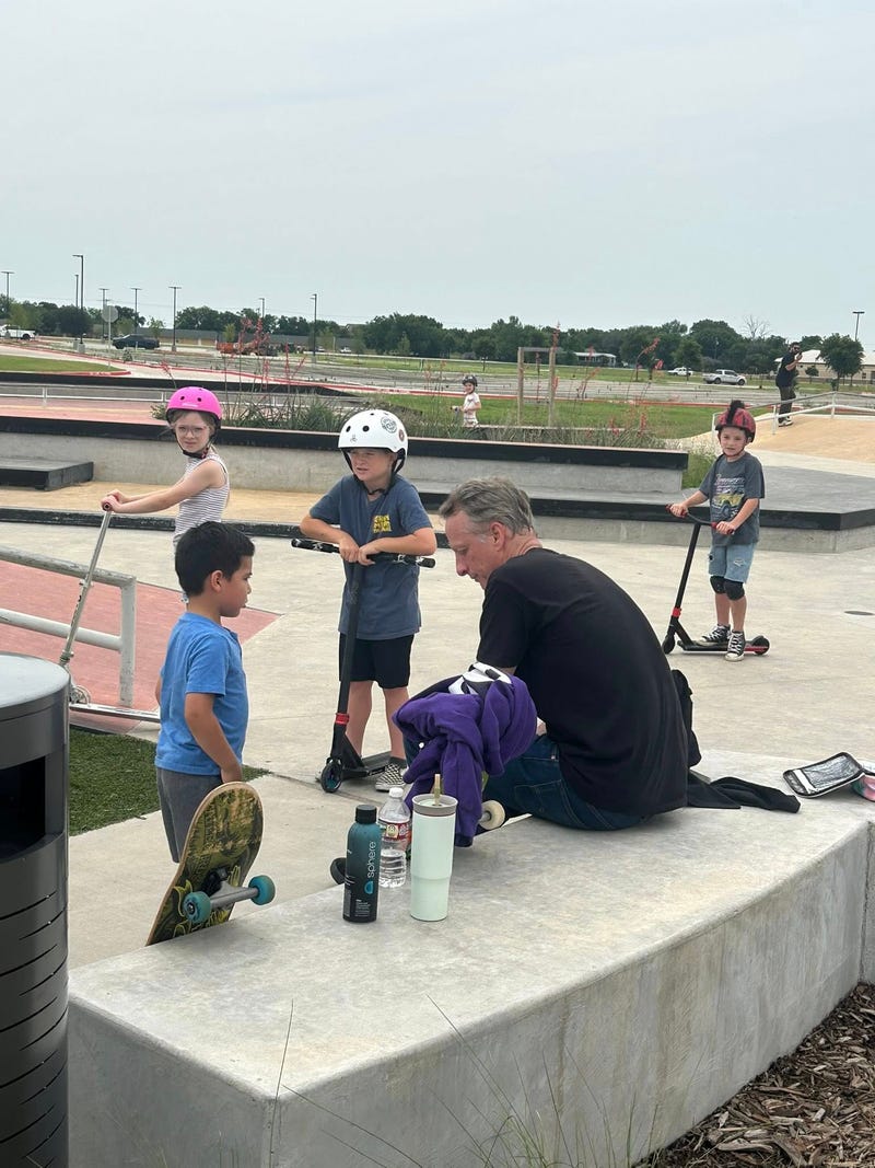 Tony Hawk at Anna Texas skatepark