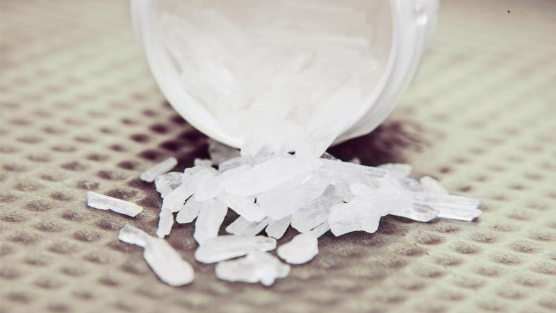 Methamphetamine also known as Crystal Meth