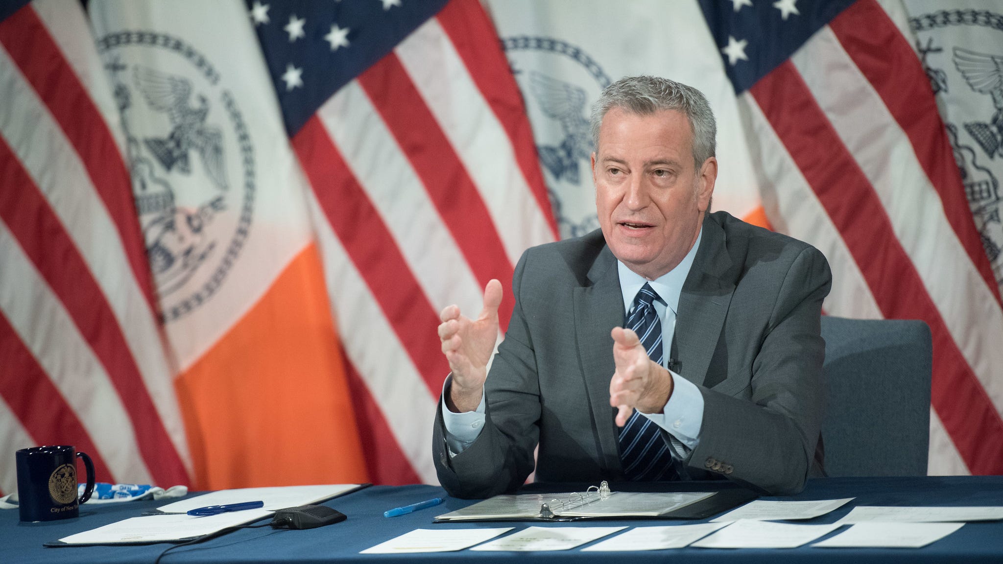 NYC readying 5 vaccine sites for city workers, would open Monday pending state approval: de Blasio