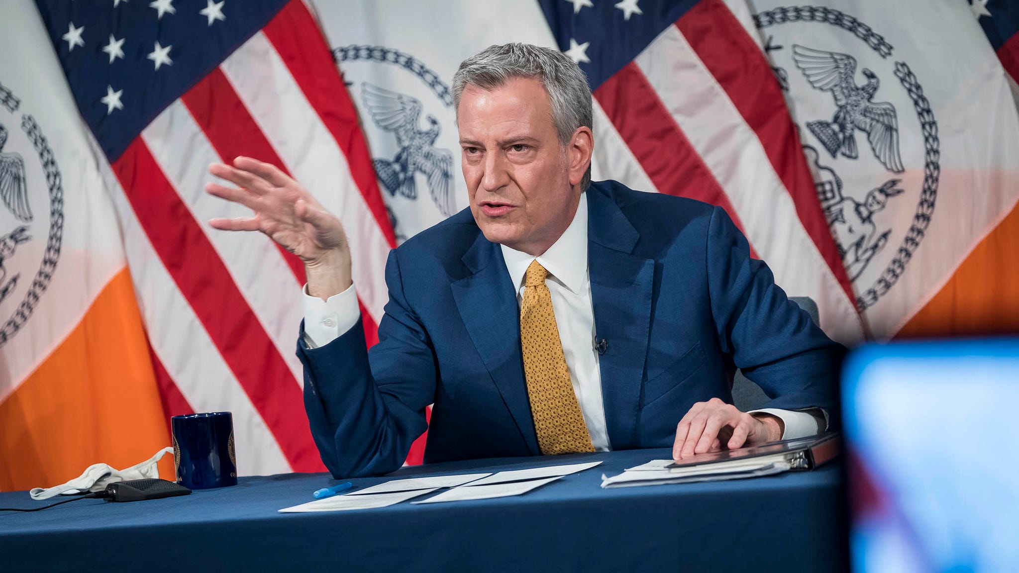 De Blasio: NYC may run out of first doses of vaccine 'today, tomorrow,' threatening appointments