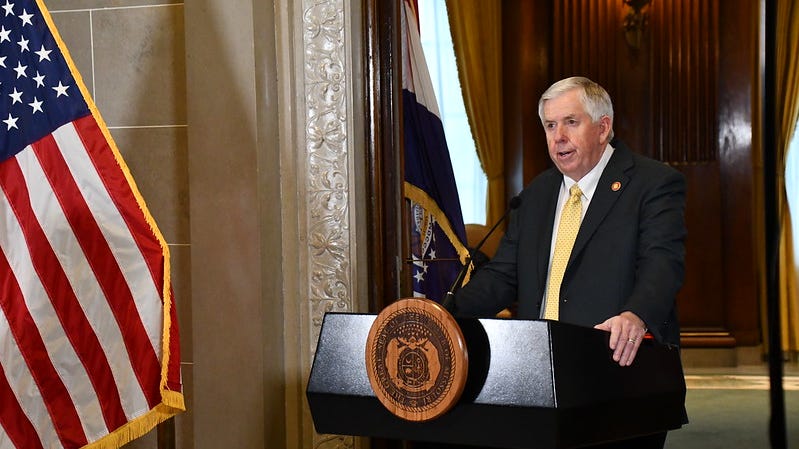 Missouri Gov. Parson, wife have received COVID-19 vaccine