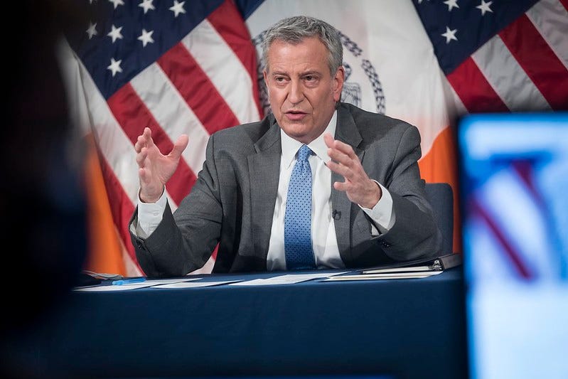 Mayor Bill de Blasio