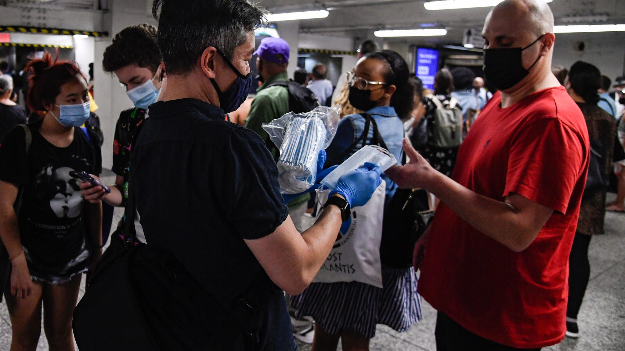 Mask use slipping among transit riders as NYC sees increase in COVID cases