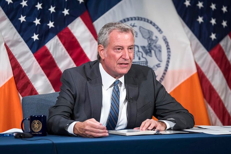 Mayor Bill de Blasio