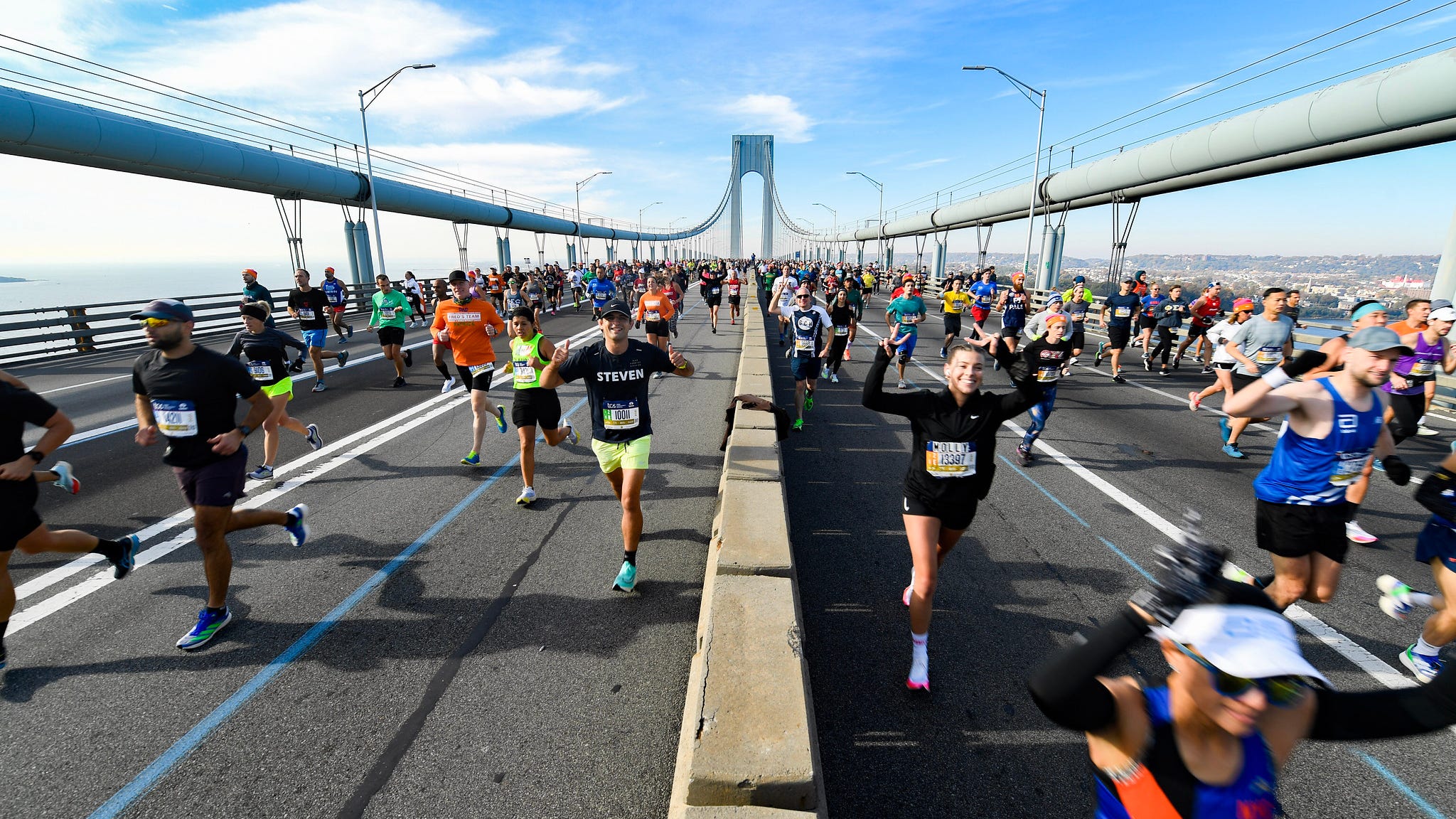 PHOTOS: Runners hit the streets for the TCS NYC Marathon’s 50th race