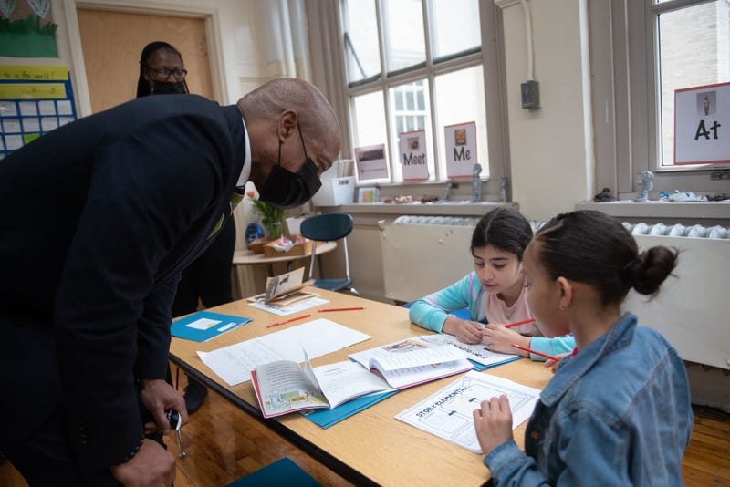 Mayor Eric Adams and Chancellor Banks announce comprehensive approach to supporting students with dyslexia at P.S. 125 The Ralph Bunche School in Harlem on Thursday, May 12, 2022