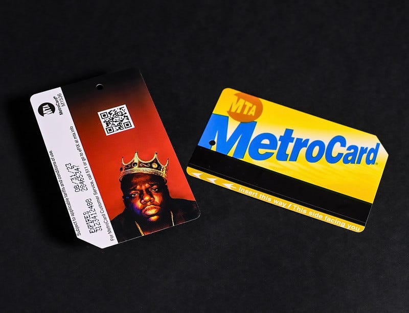 Notorious BIG MetroCards