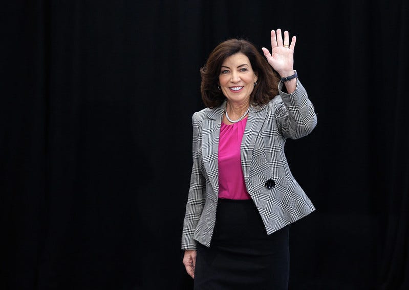 Governor Kathy Hochul makes a Downtown Revitalization announcement in Rochester.