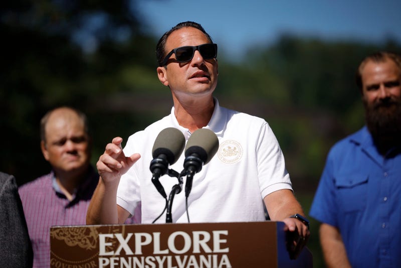 Gov. Josh Shapiro visited Yough River Park in Connellsville, along the 150-mile Great Allegheny Passage, in Fayette County, to launch Pennsylvania's Office of Outdoor Recreation and highlight the 2023-24 budget's $112 million budget investment in state parks and forests.