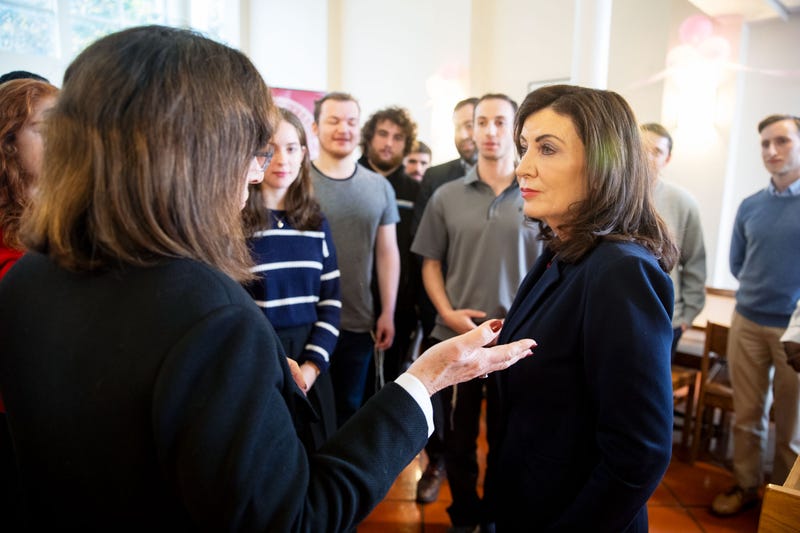 Hochul said security has been increased for Jewish students on campus