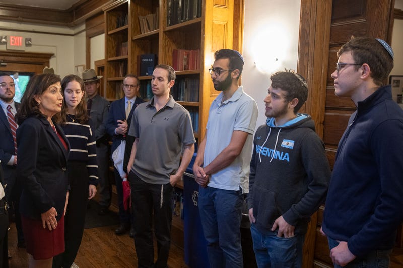 Hochul visited Cornell University’s Center for Jewish Life on Monday for the roundtable