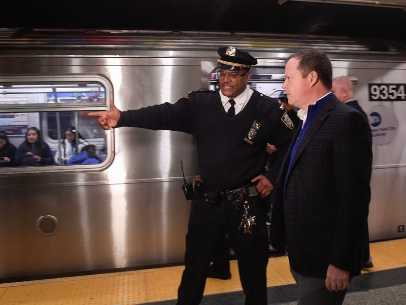 The MTA and the NYPD held media availability at the site of the vigilante shooting late Wednesday afternoon.