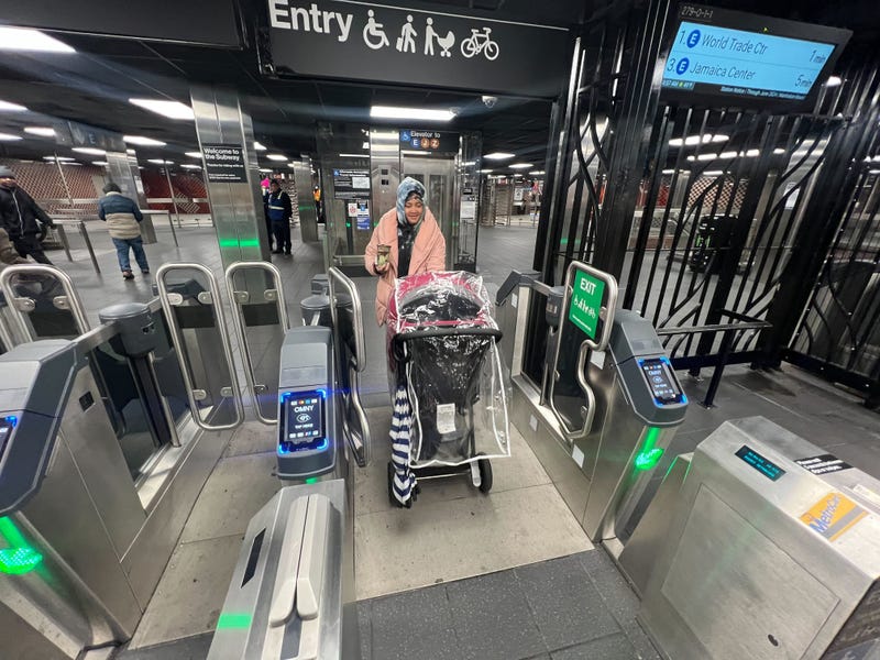 While making life harder for farebeaters, the new gates also help people with luggage and strollers