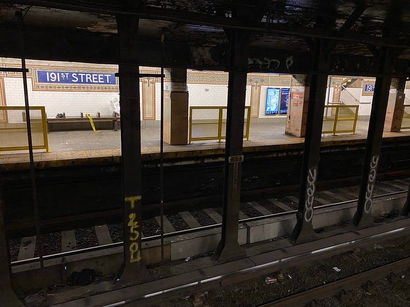 Platform Safety Barriers Installed at 191st St 1 Train Station
