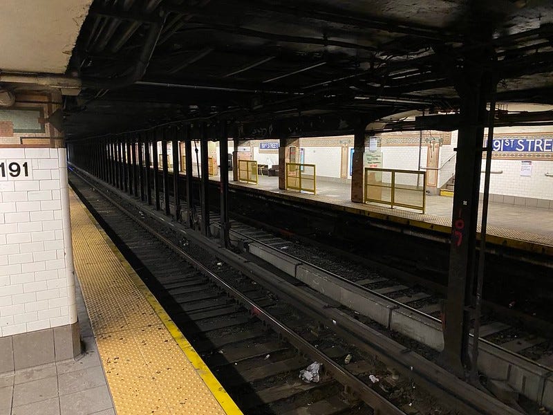 Platform Safety Barriers Installed at 191st St 1 Train Station