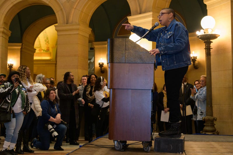 Sheletta Brundidge at the second Black Entrepreneurs Day at the Minnesota State Capitol in 2024.