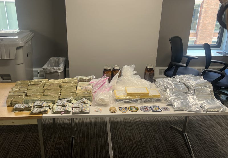 Over 25 pounds of suspected fentanyl and cocaine were found inside a Bronx apartment on May 8, 2024.
