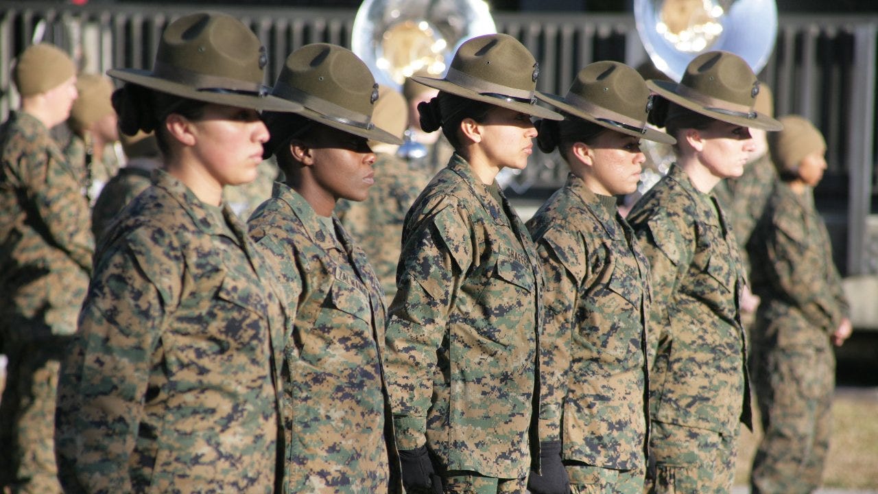 The fewer and the prouder: Women in the Marine Corps