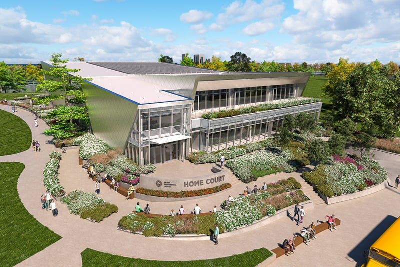 A rendering of the Home Court, one of the facilities that will be built on the Obama Presidential Center's campus.