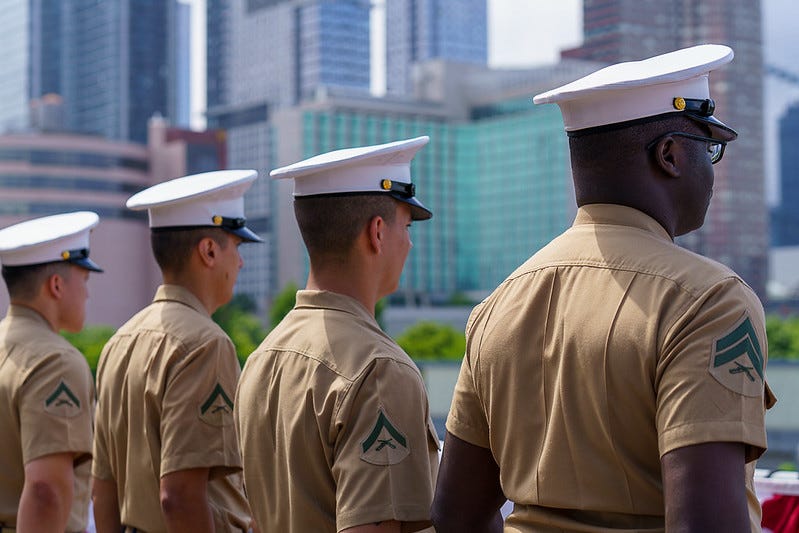 The Intrepid Sea, Air & Space Museum’s annual Memorial Day commemoration ceremony on Monday, May 27, 2024.