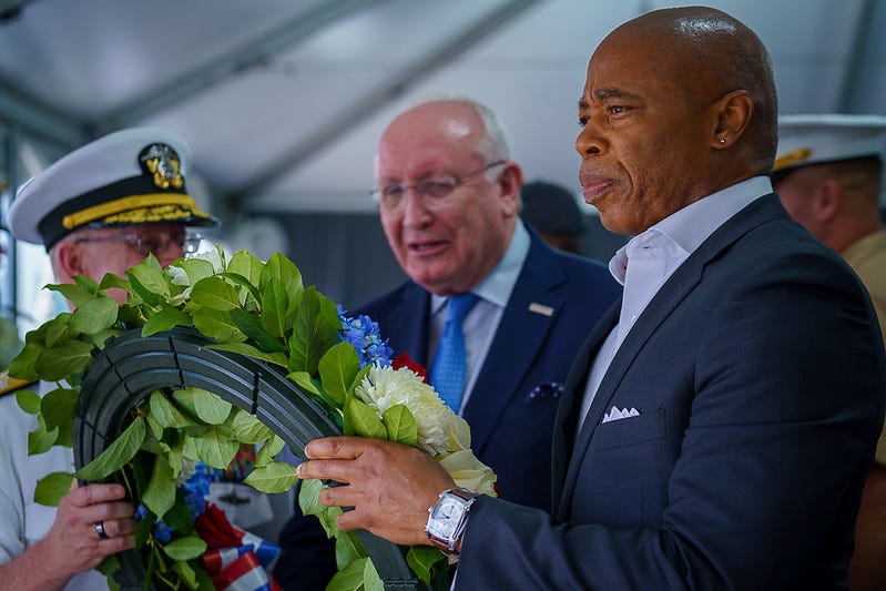 The Intrepid Sea, Air & Space Museum’s annual Memorial Day commemoration ceremony on Monday, May 27, 2024.