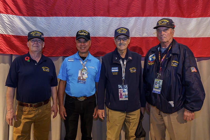 The Intrepid Sea, Air & Space Museum’s annual Memorial Day commemoration ceremony on Monday, May 27, 2024.