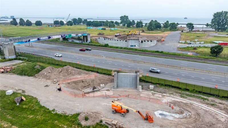 Ralph Wilson Centennial Park construction