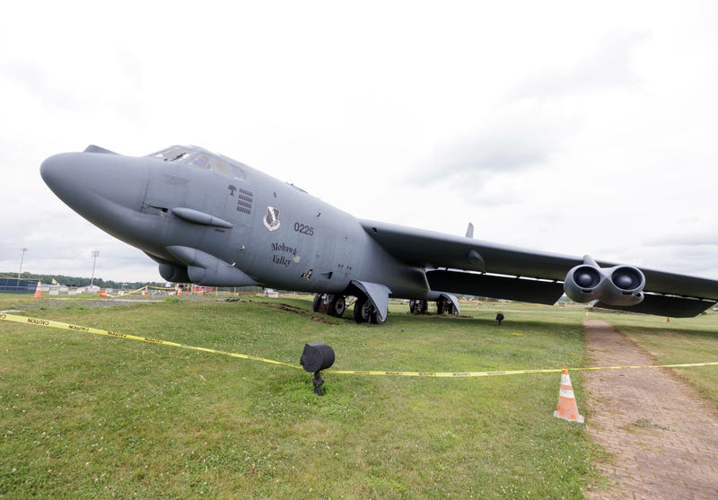 The winds were fierce enough to move a multi-ton tourist attraction, a B-52 bomber displayed at Griffiss Business and Technology Park