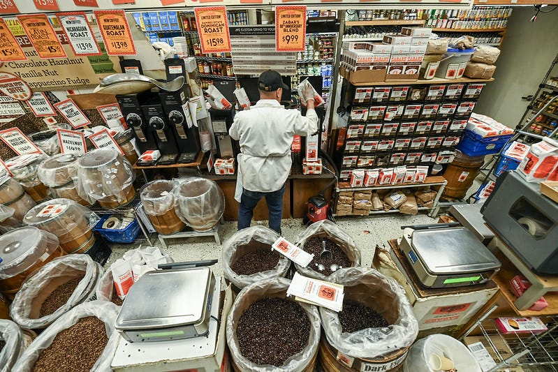 Zabar's, located on Broadway at West 80th Street in the Upper West Side, is celebrating 90 years in business.