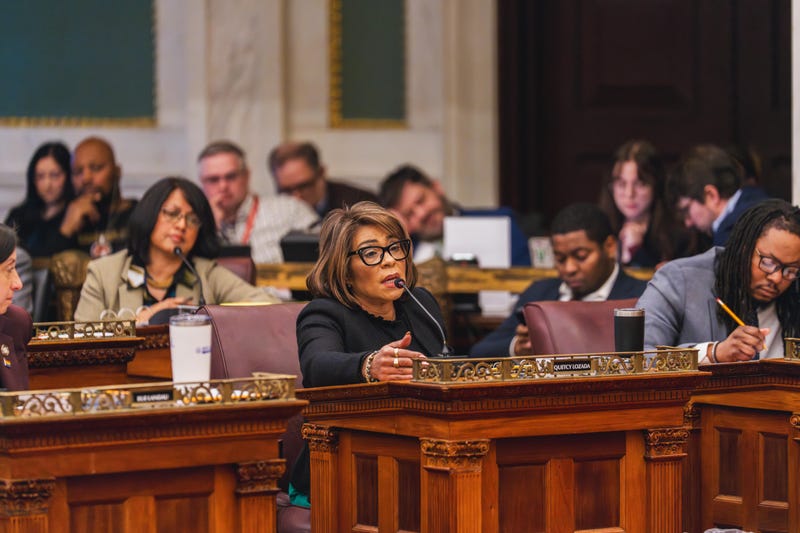 Councilmember Quetcy Lozada speaks during Thursday's City Council meeting.